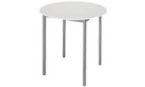 SODEMATUB Table universelle 80ROGG, rond,  800 mm, gris/gris