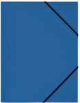 ELBA Chemise à élastique standard A4 en PP bleu