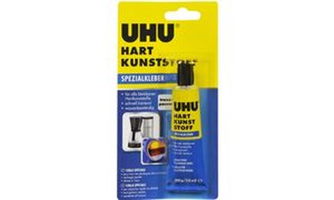 UHU colle spéciale HART KUNSTSTOFF, tube de 30 g
