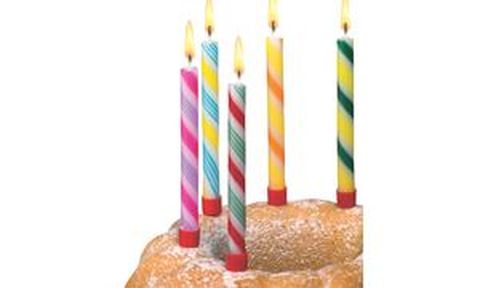 SUSY CARD bougies d'anniversaire "canne de bonbons" en cire