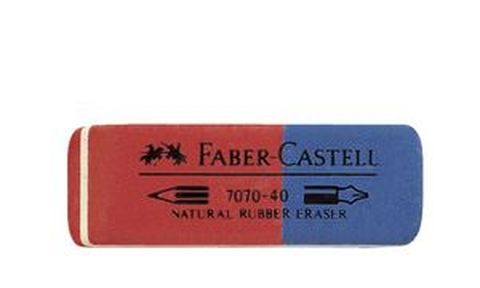 FABER-CASTELL Gomme combinée en caoutchouc 7070-40