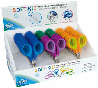 WEDO Ciseaux de bricolage Soft-Kid pointus (L) 115 mm