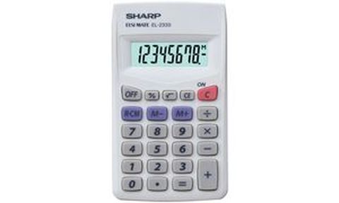 SHARP Calculatrice modèle EL 233S