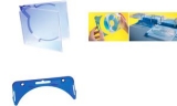 DURABLE clip QUICKFLIP pro, bleu, pour le placement sur