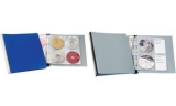 DURABLE CD/DVD Album 40, classeur � anneaux, PP, dos argent