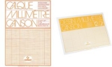 CANSON bloc papier millim�tr�, format A3, tr�s transparent,