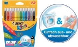BIC Feutres KIDS Couleur medium, �tui de 12 en carton, rond