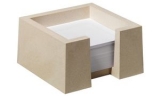 DURABLE bloc memo NOTE BOX CUBO eco, optique bois
