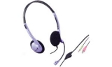 Genius Headset HS-02B, casque avec microphone ajustable