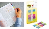 3M index Post-it Mini dans un distributeur,5 couleurs vives