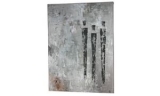 Heike Gorges En Gris, tableau acrylique, 600 x 800 mm