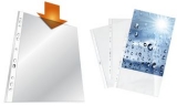 DURABLE Pochettes perfor�es, A4, PP, 0,06 mm, transparentes,