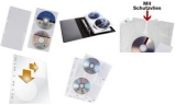 DURABLE Pochette CD-/DVD COVER S, pour 2 CDs, PP, 156 x 288