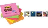 3M Post-it Notes repositionnables Super Sticky N�on,