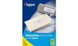 agipa Etiquettes multiusage, 210x297 mm, blanc, coins droits