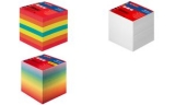 herlitz Bloc-notes cube, 90 x 90 mm, blanc, 80 g/m2