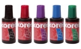 Kores encre � tampon, contenu: 27 ml, bleu