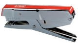 herlitz Pince agrafeuse, 15 feuilles, rouge m�tallique