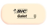 BIC Gomme plastique Galet, blanc, extra molle, oval