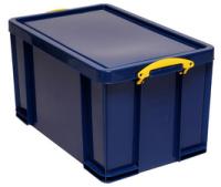 Really Useful Box Boîte de rangement 84 Litres, opaque bleu