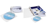 DURABLE pochette CD/DVD COVER EASY, en PP, transparente,