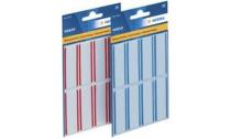 HERMA étiquettes-badges 54 x 19 mm, soie-acétate, bord bleu,