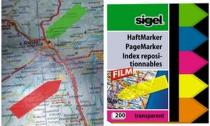 sigel Marque-page repositionnable Film 50 x 20 mm