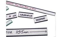 NOBO Porte-étiquette profilé, (L)80 x (l)15 mm              
