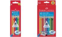 FABER-CASTELL Crayons de couleur JUMBO GRIP étui carton de 12