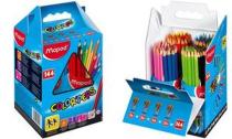 Maped crayons couleur COLOR'PEPS triangulaire, pack de 144