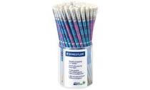 STAEDTLER Crayon graphite 1 x 1 rond avec gomme     