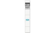 ELBA étiquette dorsale enfichable, blanche, (H)15,9 x (L)4,4