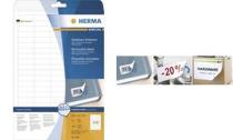 HERMA étiquettes SuperPrint,45,7x21,2mm,détachables,blanches