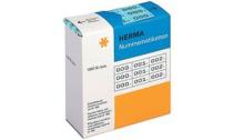 HERMA étiquettes de numérotation 0-999, 10 x 22 mm, noir,   