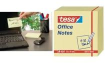 tesa Bloc cube avec notes adhésives Office Notes 75 x 75 mm