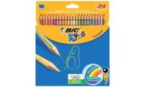 BIC KIDS Crayons de couleur Tropicolors, étui de 24
