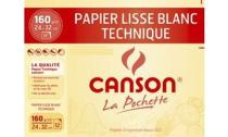 CANSON Papier lisse blanc Lavis technique