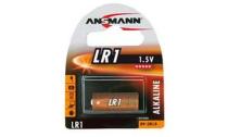 ANSMANN Pile alcaline LR1, 1,5 volt, blister de 1         