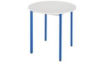SODEMATUB Table universelle 80ROGBL, rond, 800 mm, gris/bleu