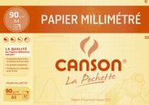 CANSON papier millimétré A4  90g/m2