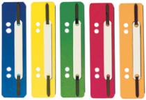 ELBA Relieurs à lamelle courts couleurs assorties 35 x 150 mm, PP