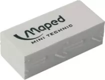 Maped Gomme en plastique Mini Technic 300 blanc