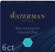 WATERMAN Cartouches d'encre longues bleu sérénité