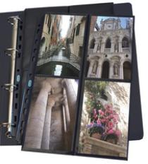 Oxford Pochette perforées pour 8 photos 100 x 150, format A4