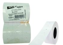 agipa étiquettes pour étiqueteuse, 21 x 12 mm blanches