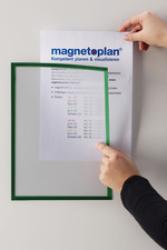 magnetoplan Cadre d'affichage magnétique magnetofix A4