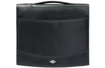 WEDO Serviette Classeur Elegance A4 simili cuir/nylon, noir