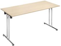 SODEMATUB Table pliante TPMU126EA érable/alu 1.200 x 600 mm