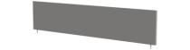 kerkmann Cloison/brise-vue (L)1600 x (H)450 mm, graphite