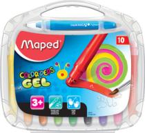 Maped Crayons gels aquarellables COLOR'PEPS GEL, étui de 12 pièces